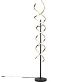 Trio Sequence 441810208 messing kleurige vloerlamp