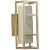 Searchlight Mirage 45911GO goud kleurige badkamerlamp met marmerlook