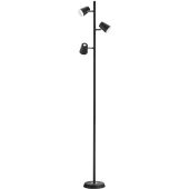 Trio Narcos 473190332 mat zwarte vloerlamp