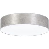 Britop Nevoa 47935802 zilver kleurige plafonniere van non woven stof