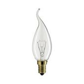 Kaarslamp Gloeilamp E14 230V 25W Tip helder