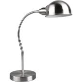 Trio Perry 504900107 mat staal kleurige bureaulamp