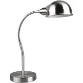 Trio Perry 504900107 mat staal kleurige bureaulamp