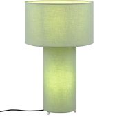 Trio Bale 505200149 tafellamp van pistache groen textiel