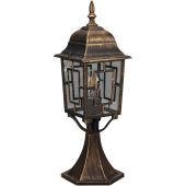 Trio Volturno 505960128 zwart goudkleurige sokkellamp