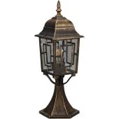Trio Volturno 505960128 zwart goudkleurige sokkellamp