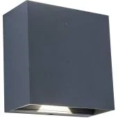 Lutec Gemini Beams 5104005118 antraciet wandlamp in 4000K