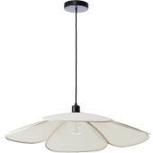 Brilliant Capucine 51252/09 beige hanglamp van textiel