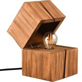 Tafellamp Treasure hout 16cm