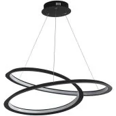 Hanglamp Swirl zwart 60cm
