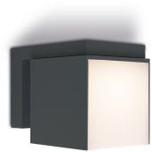 Lutec Cuba 5193803012 mat zwarte wandlamp