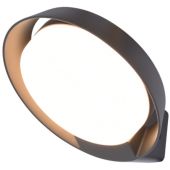 Wandlamp Polo antraciet 18cm