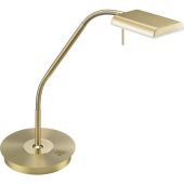 Trio Bergamo 520910108 mat messing bureaulamp