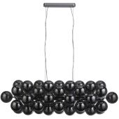 Searchlight Berry 52131-25SM hanglamp met 25 rookglazen bollen