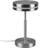 Trio Franklin 526510107 staal kleurige tafellamp