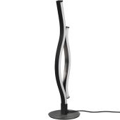 Trio Blaze 541210205 gebogen geborsteld aluminium tafellamp