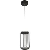 Searchlight Circolo 54212-1BK zwarte hanglamp