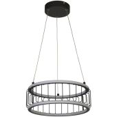 Searchlight Circolo 54213-1BK zwarte hanglamp