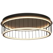 Searchlight Circolo 54216-1BK zwarte plafondlamp