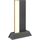 Sokkellamp Mariza antraciet 50cm