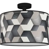Britop Espacio 56048104 zwart witte plafonniere