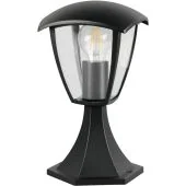Trio Venta 563260132 zwarte sokkellamp voor de tuin