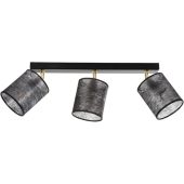 Britop Nevoa 56392304 spot met kapjes van zwart non-woven stof