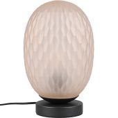 Trio Facette 564200113 amber glazen tafellamp