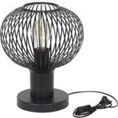 Trio Gila 565700132 mat zwarte tafellamp