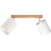 Spot Punto 56749274 Eikenhouten spot met witte kapjes