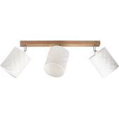 Britop Punto 56749374 eikenhouten spot met witte kapjes