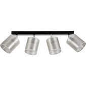 Britop Nevoa 56794404 spot met kapjes van zilver non-woven stof