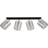 Britop Nevoa 56794404 spot met kapjes van zilver non-woven stof