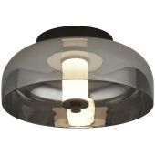 Plafondlamp Frisbee zwart 30cm