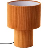 Brilliant Tony 60095/02 gele tafellamp van corduroy stof