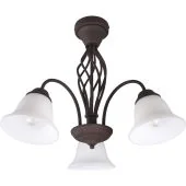 Trio Rustica 601000324 roest bruine plafondlamp