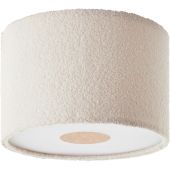 Brilliant Teddy 60161/09 beige plafonniere van katoen