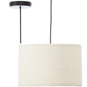 Brilliant Teddy 60163/09 beige hanglamp van katoen