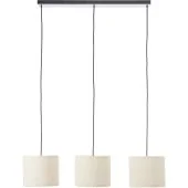 Brilliant Teddy 60164/09 beige hanglamp van katoen