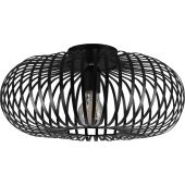 Trio Johann 606900132 mat zwarte plafondlamp