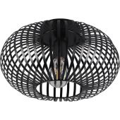 Trio Johann 606903032 mat zwarte plafondlamp