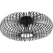 Trio Johann 606905032 mat zwarte plafondlamp