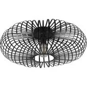 Trio Johann 606905032 mat zwarte plafondlamp