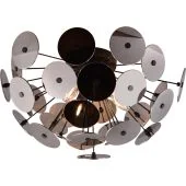 Trio Discalgo 609900357 verchroomd glazen plafondlamp