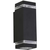 Searchlight Houston 61101BK zwarte up down buitenlamp