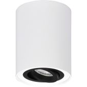 Trio Cookie 612900134 witte plafondlamp met kantelbare spot