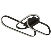 Searchlight Clip 61774BK zwarte plafondlamp
