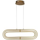 Searchlight Clip 61775GO goud kleurige hanglamp
