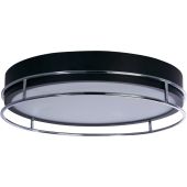 Searchlight Phoenix 62013-3CC zwart met chromen badkamerlamp