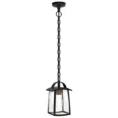 Lutec Kelsey 6273601012 mat zwarte hanglamp voor buiten